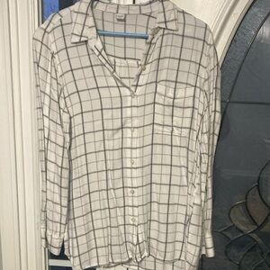Casual Plaid Button-Up Shirt